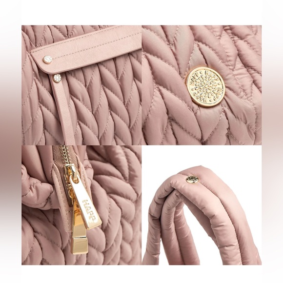 HAPP Brand Paige Carryall Dusty Rose Diaper Bag - Picture 4 of 15